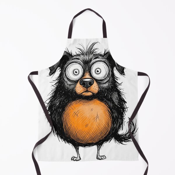 Item preview, Funny Big Eyes Dog Illustration– Cute Goofy Cat Meme Minimalist Design designed and sold by ColorFlick.