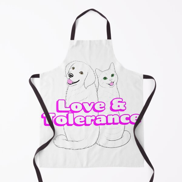 Item preview, Love and Tolerance Dog and Cat Illustration designed and sold by ulupono.