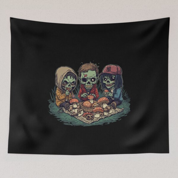Item preview, Zombie Rappers on a Picnic designed and sold by PatronesKawai.