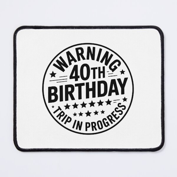Item preview, Warning: 40th Birthday Sign designed and sold by jkrphoto.