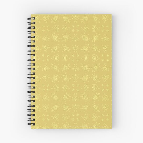 Item preview, Vintage Yellow Floral Line Seamless Pattern designed and sold by GraceInNatureCo.