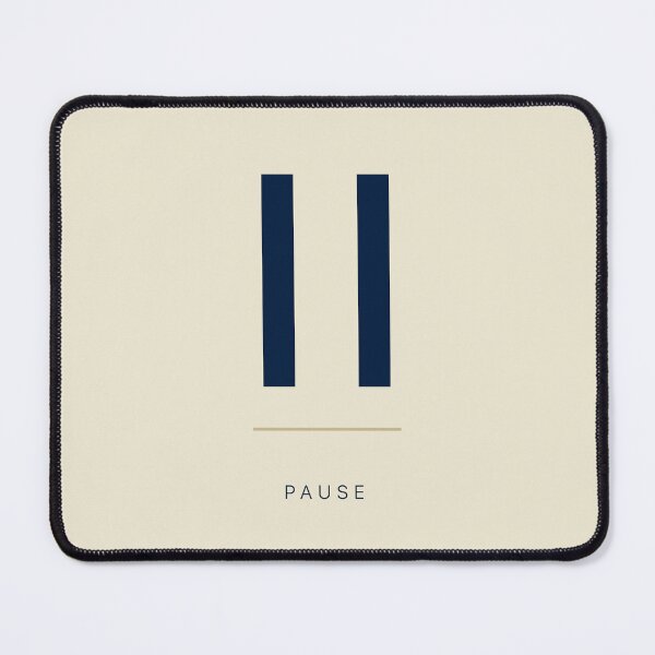 Item preview, Pause — minimalist pause symbol print designed and sold by BalancedCoNL.