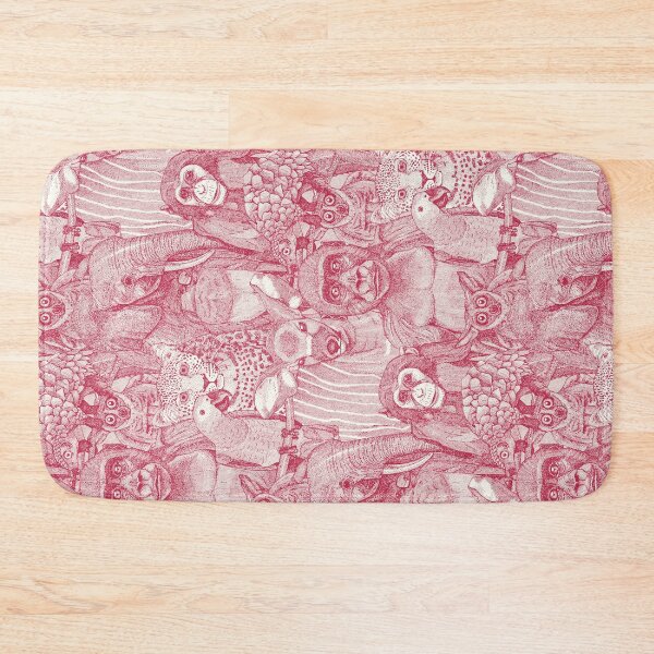 Item preview, just african jungle animals viva magenta half pearl designed and sold by scrummy.