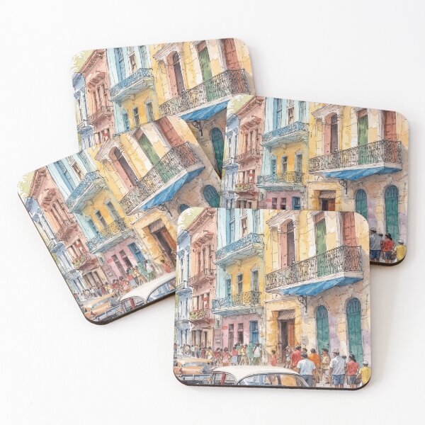 Item preview, Street scene from Havana designed and sold by sid1802.