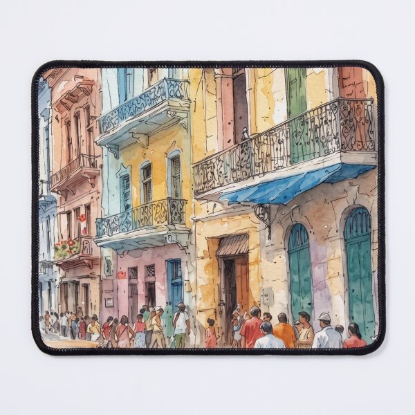 Item preview, Street scene from Havana designed and sold by sid1802.