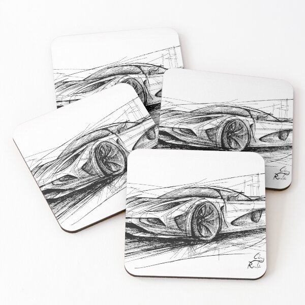Item preview, Born to Break the Horizon, Ink on paper, A4, 2026 designed and sold by oanaunciuleanu.
