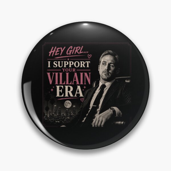 Item preview, Hey Girl... I Support Your Villain Era - Ryan Gosling designed and sold by hesjustken.
