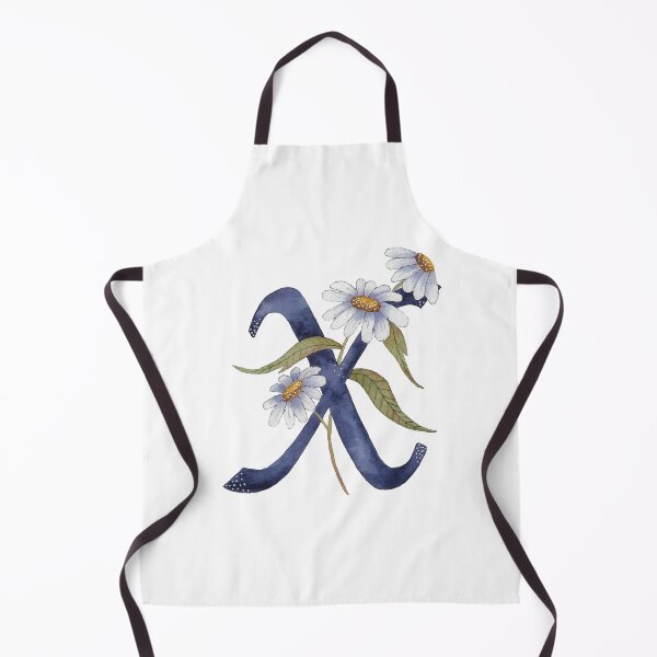 Item preview, Letter X in watercolor with flowers - ALPHABET designed and sold by GinColorist.