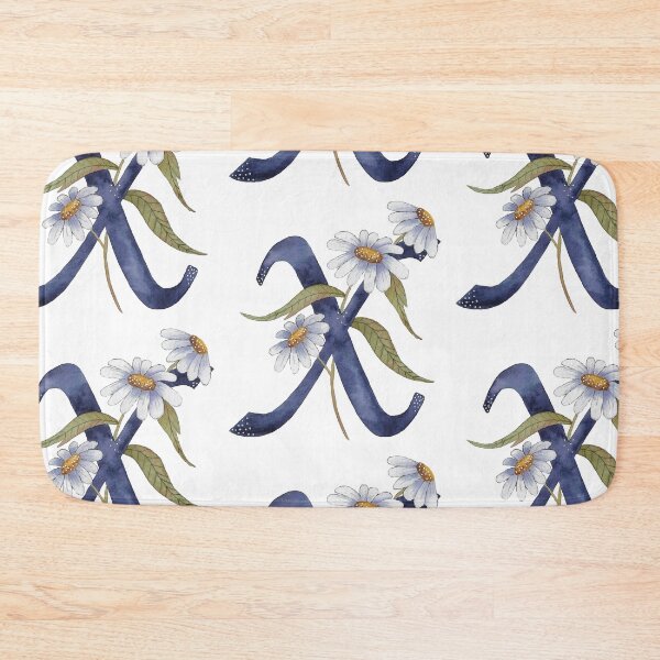 Item preview, Letter X in watercolor with flowers - ALPHABET designed and sold by GinColorist.