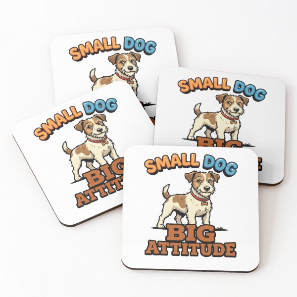 Item preview, Small Dog Big Attitude designed and sold by Wild Creative Art.