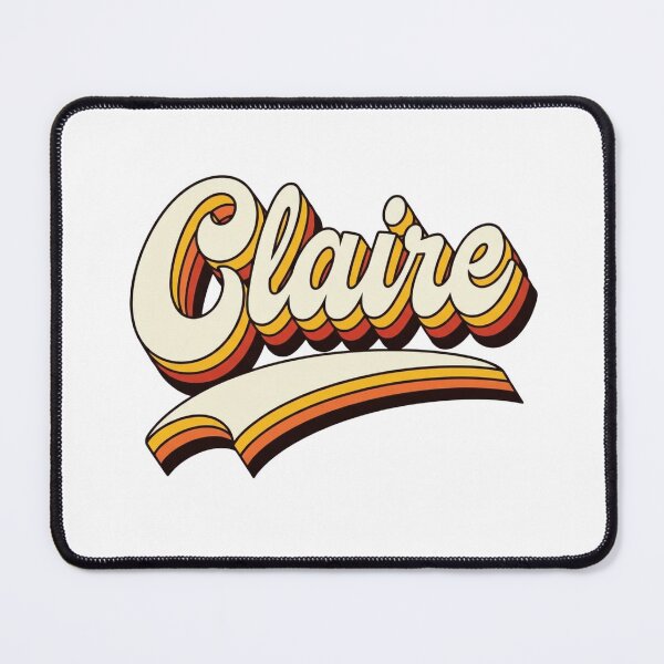 Item preview, Claire Name Retro 70s Vintage design designed and sold by Teelogic.