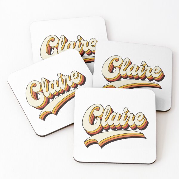 Item preview, Claire Name Retro 70s Vintage design designed and sold by Teelogic.