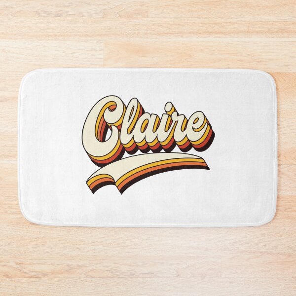 Item preview, Claire Name Retro 70s Vintage design designed and sold by Teelogic.