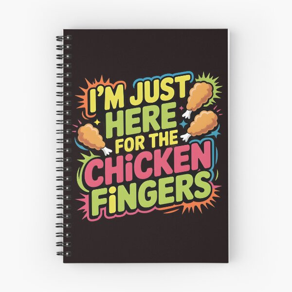 Item preview, I'm Just Here For The Chicken Fingers – Funny Meal Quotes Snack Time Apparel designed and sold by Redgiant87x.