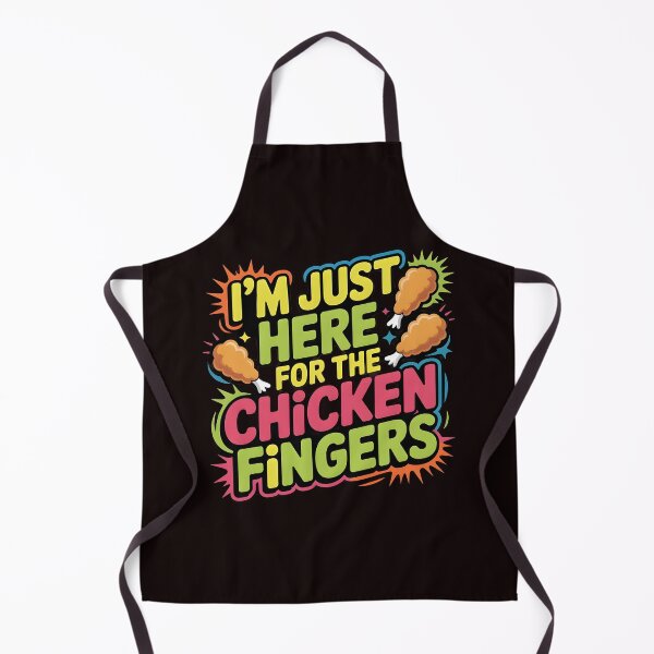 Item preview, I'm Just Here For The Chicken Fingers – Funny Meal Quotes Snack Time Apparel designed and sold by Redgiant87x.