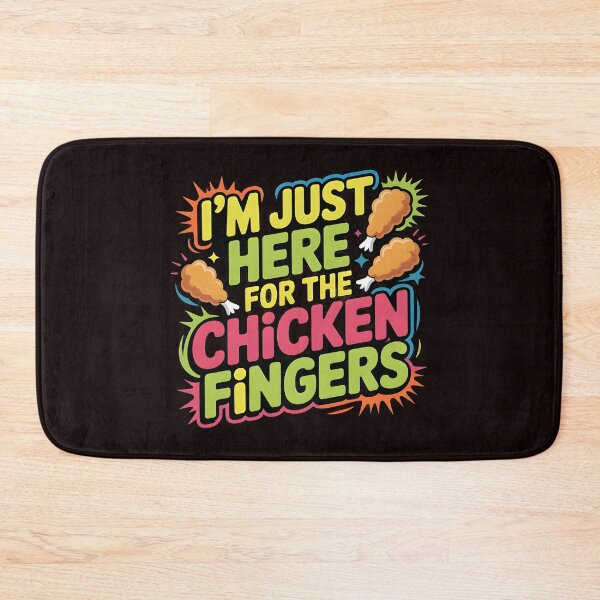 Item preview, I'm Just Here For The Chicken Fingers – Funny Meal Quotes Snack Time Apparel designed and sold by Redgiant87x.