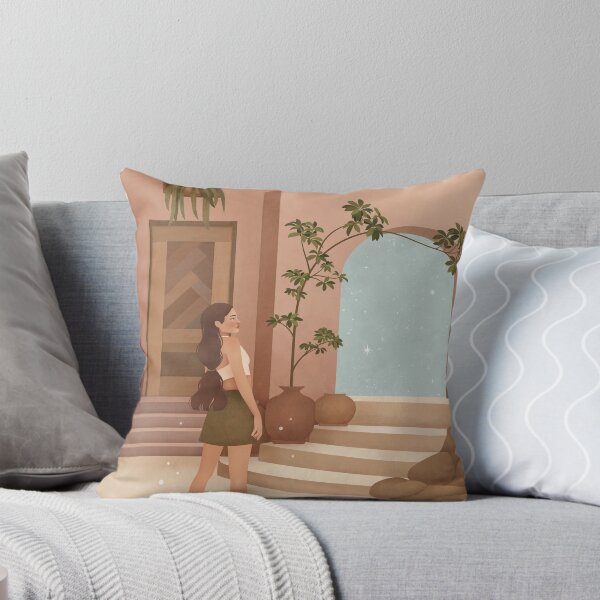 Item preview, Woman at Starry Archway Boho Architecture designed and sold by ClassicKatsara.
