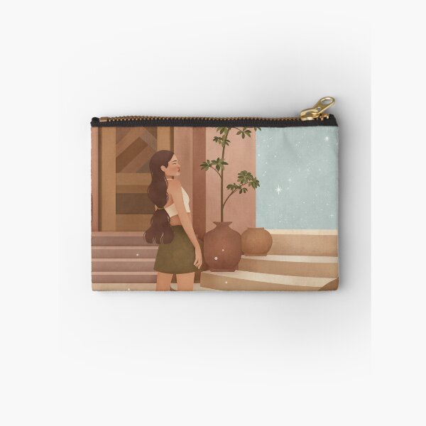 Item preview, Woman at Starry Archway Boho Architecture designed and sold by ClassicKatsara.