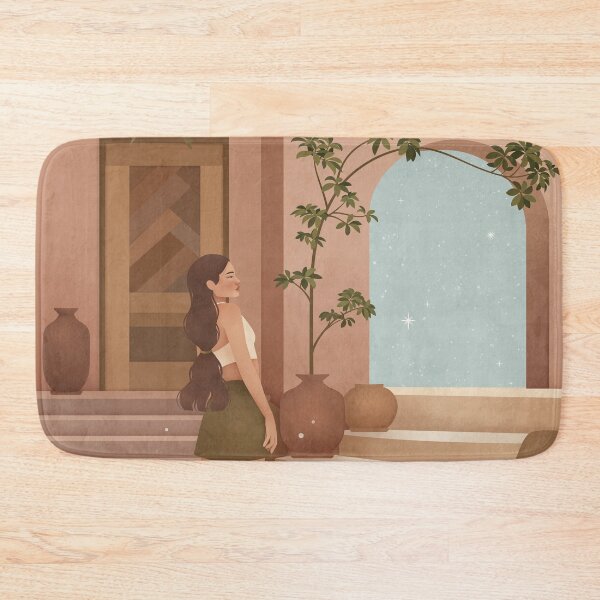 Item preview, Woman at Starry Archway Boho Architecture designed and sold by ClassicKatsara.