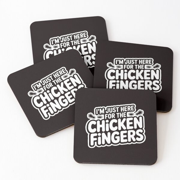Item preview, I'm Just Here For The Chicken Fingers – Fast Food Humor Comfort Food designed and sold by Redgiant87x.