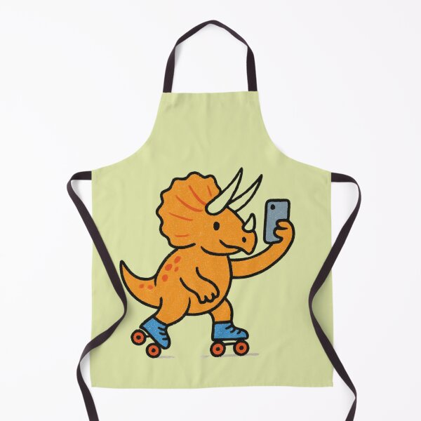 Item preview, Selfie Triceratops on Roller Skates designed and sold by LifeParody.
