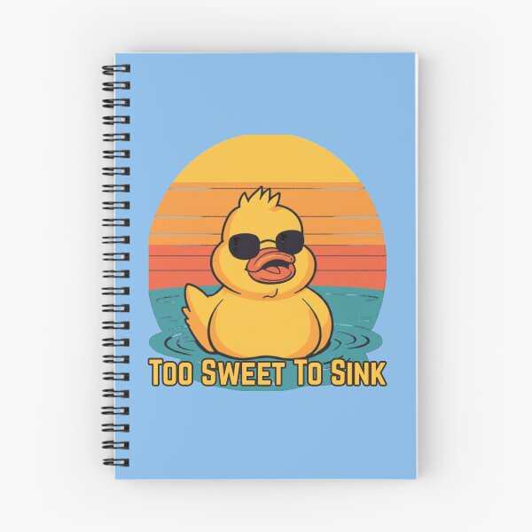 Item preview, Too Sweet To Sink - Retro Sunglasses Diabetes Duck designed and sold by GoaTeeGram.
