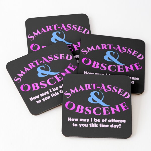 Item preview, Smart-Assed & Obscene designed and sold by LeatherRebel75.