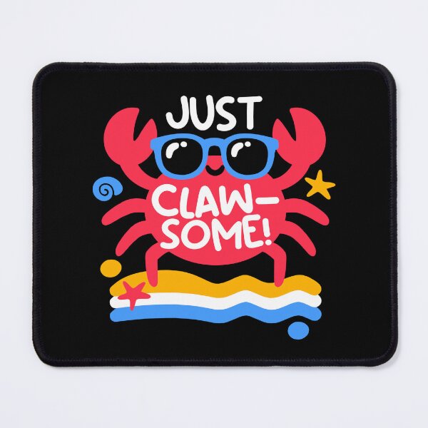 Item preview, Just Claw-some - Cool Cartoon Crab with Sunglasses designed and sold by NemiMakeit.