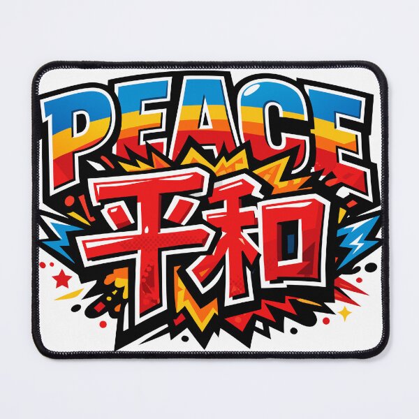 Item preview, Peace Graffiti Kanji 平和 designed and sold by ArtEmotionsImages.
