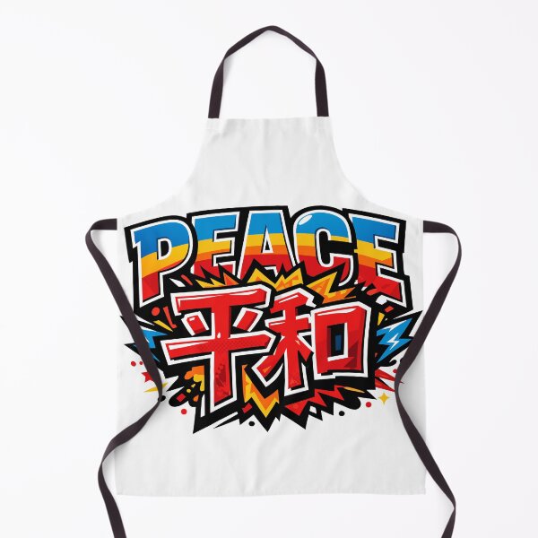 Item preview, Peace Graffiti Kanji 平和 designed and sold by ArtEmotionsImages.