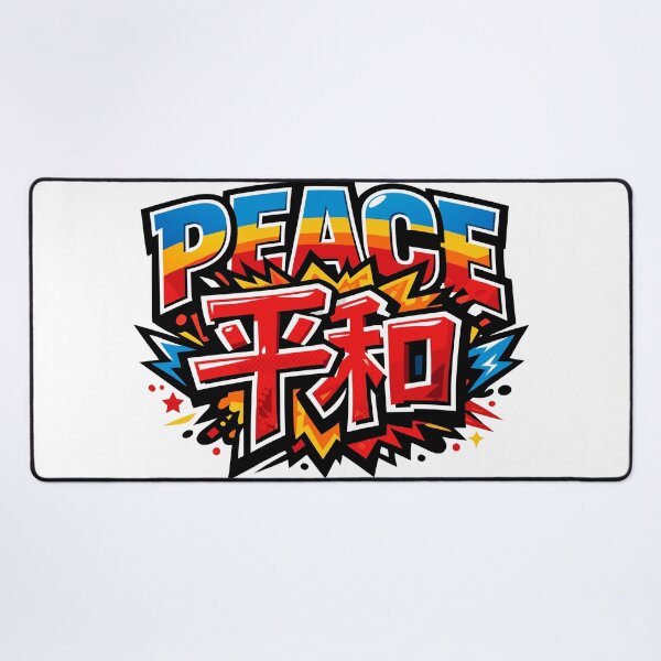 Item preview, Peace Graffiti Kanji 平和 designed and sold by ArtEmotionsImages.