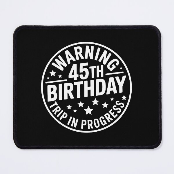 Item preview, Warning: 45th Birthday Sign designed and sold by jkrphoto.