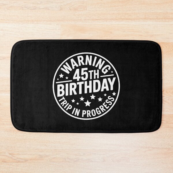 Item preview, Warning: 45th Birthday Sign designed and sold by jkrphoto.