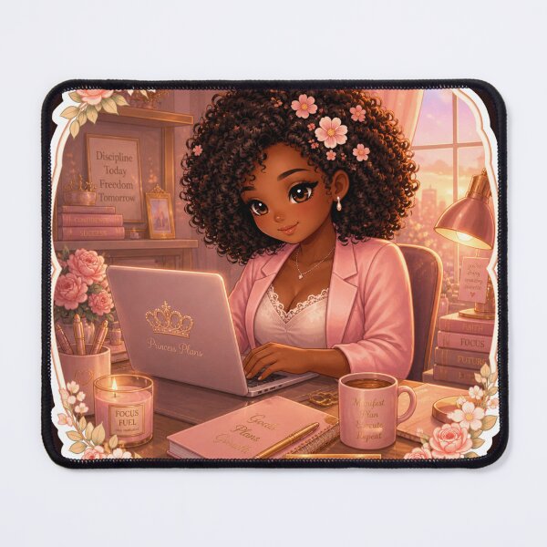 Item preview, Building My Dream Life Quietly – Soft Girl Productivity Aesthetic Boss Girl Motivation Cute Cozy Sticker & T-Shirt designed and sold by PrincSaraStudio.