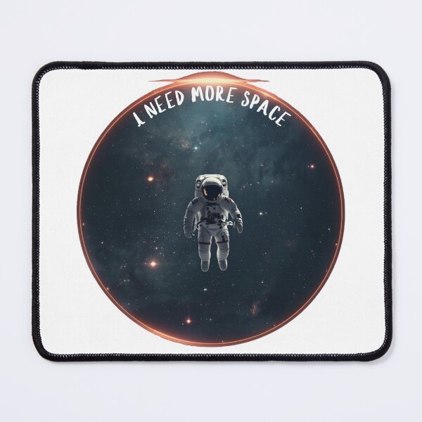 Item preview, I Need More Space - Minimalist Astronaut & Cosmic Circle designed and sold by OnikaD art.