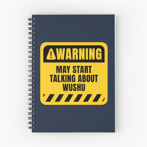 Item preview, Funny Wushu Warning Sign  designed and sold by MaryAller.