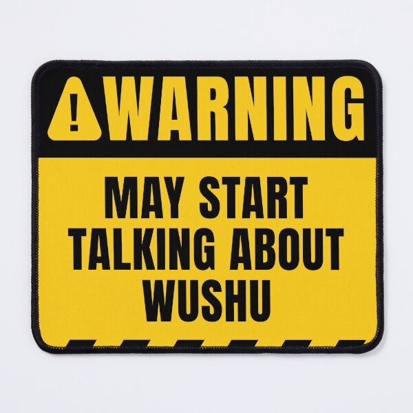 Item preview, Funny Wushu Warning Sign  designed and sold by MaryAller.