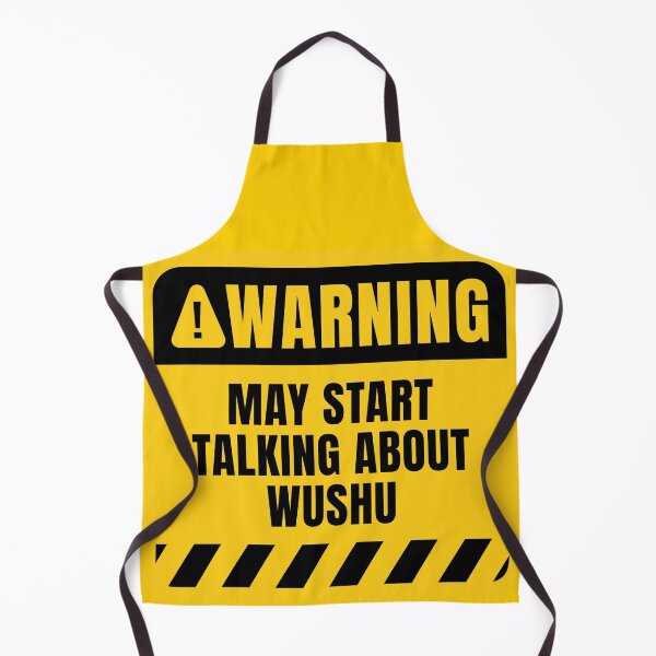 Item preview, Funny Wushu Warning Sign designed and sold by MaryAller.