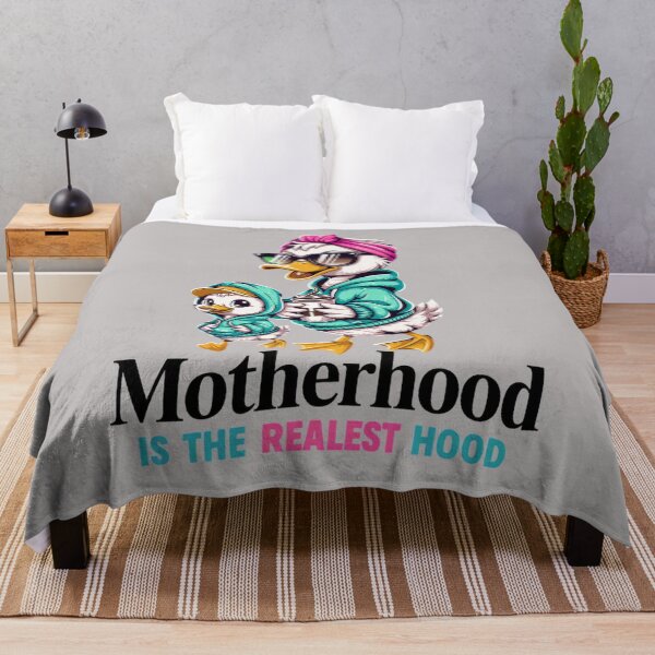 Item preview, Motherhood is The Realest Hood Funny Designs Mother’s Day gift ideas designed and sold by MalwasBasket.