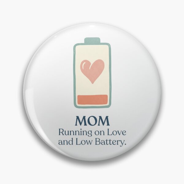Item preview, MOM. Running on Love and Low Battery designed and sold by ViralVisionsCreating .