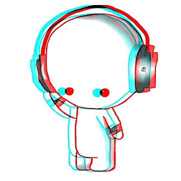 Music Headphones with voice sign Music Headphones Sticker by  Trenddesigns24