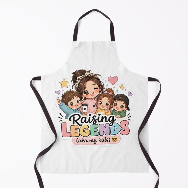 Item preview, Raising Legends (aka my kids) ? – Cute Kawaii Chibi Mom & Kids Sticker designed and sold by Sidra digital art 8277237.