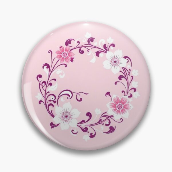 Item preview, Pink Circle Flowers designed and sold by AllAroundArtist.