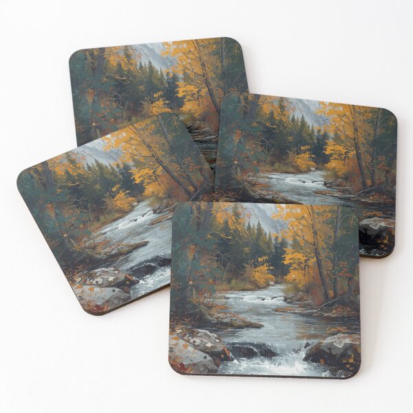Item preview, Autumn River Rush designed and sold by AbstractAnom.