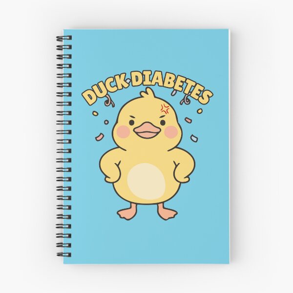 Item preview, Duck Diabetes - Feisty Kawaii Angry Duck designed and sold by GoaTeeGram.
