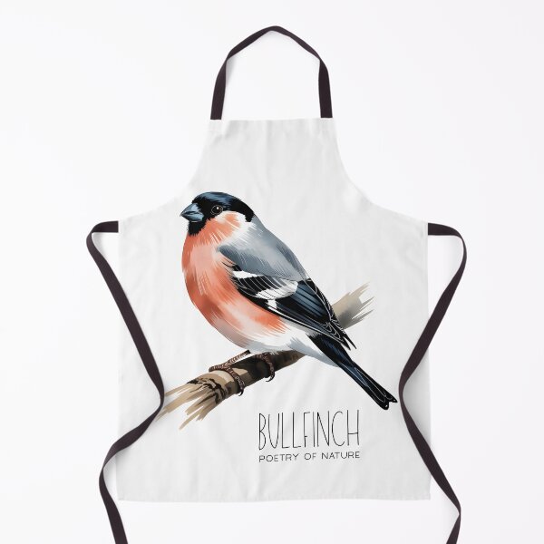 Item preview, Bullfinch Poetry of Nature – Colorful Bird Illustration designed and sold by ArcticFoxStudio.