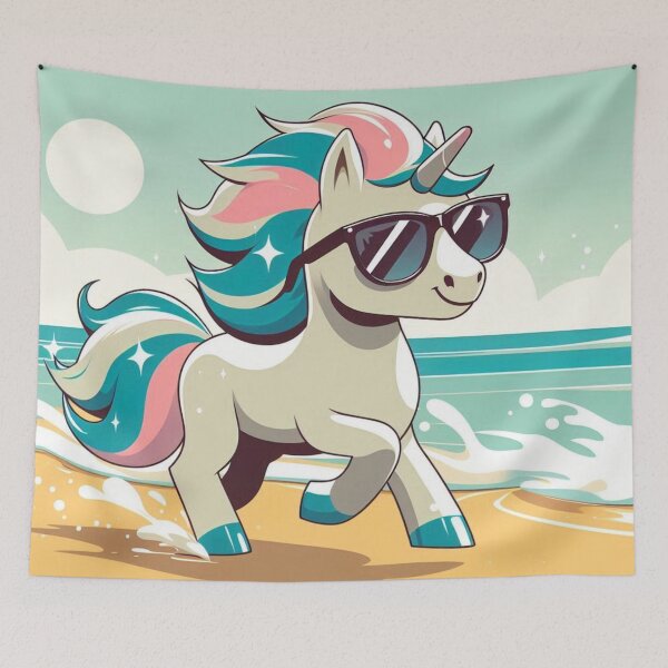 Item preview, Beach Unicorn – Whimsical Summer Design designed and sold by Dogandesighn.