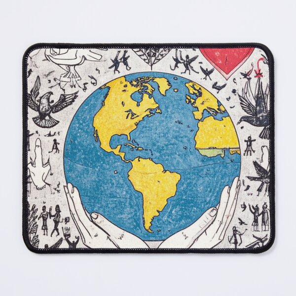 Item preview, One World is Enough for All of Us designed and sold by drawbey.