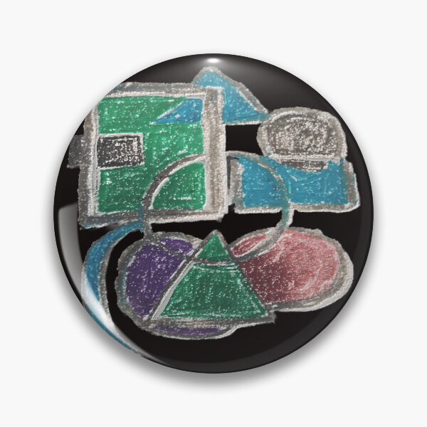 Item preview, shapes misbehaving alpha colorful geometric abstract design designed and sold by SmashingDeals.