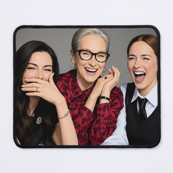 Item preview, The Devil Wears Prada 2, crazy laughs from the actresses - fan art designed and sold by PopCultureAndStuff.